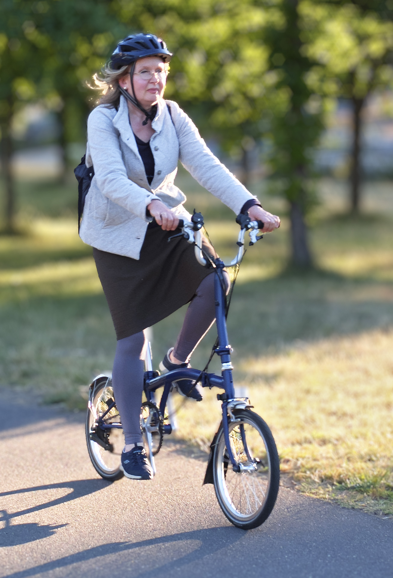 A folding bike
